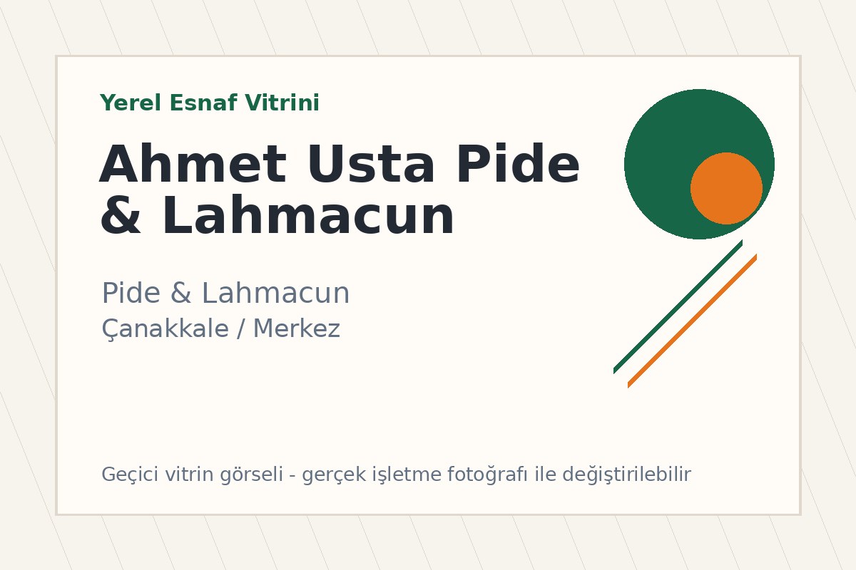 Ahmet Usta Pide & Lahmacun