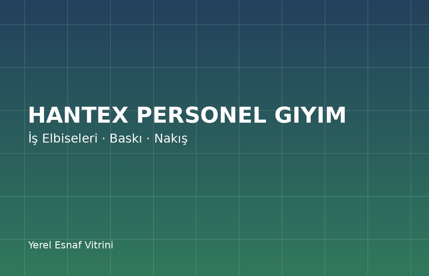 HANTEX Personel Giyim San. Tic. Ltd. Şti.