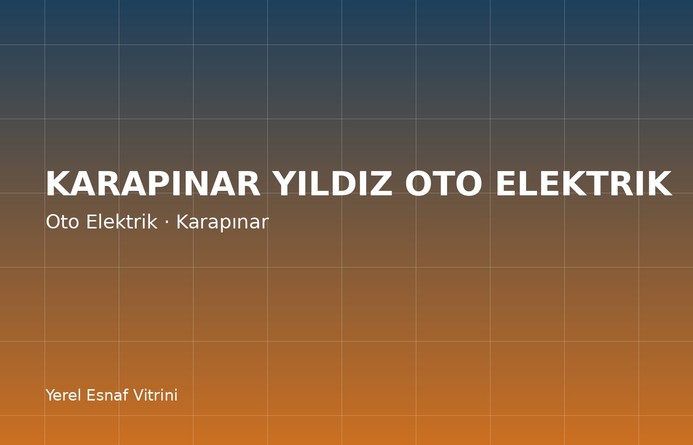 Karapınar Yıldız Oto Elektrik