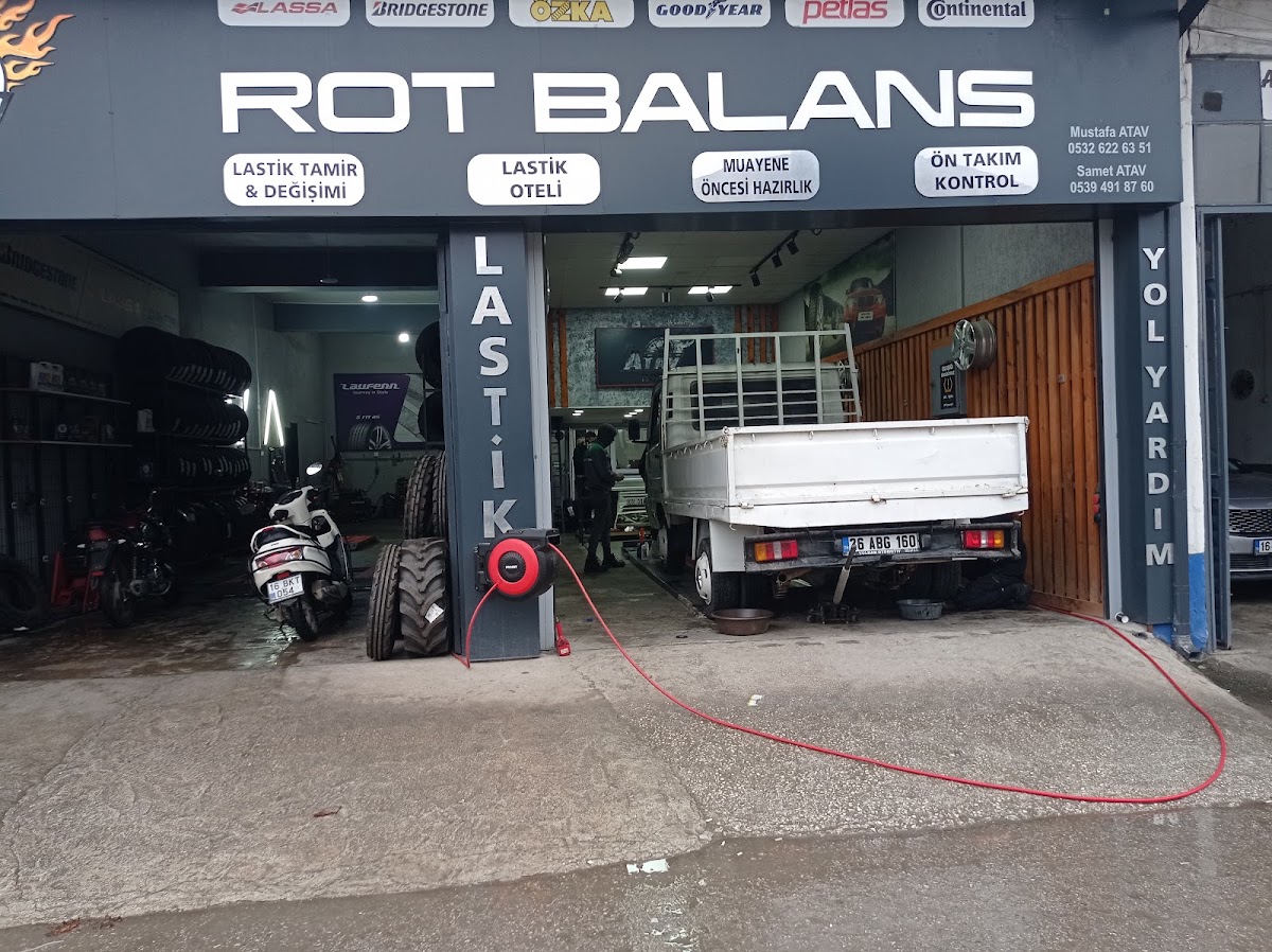 ATAV ROT BALANS JANT-LASTİK 7/24 MOBİL YOL YARDIM SERVİSİ