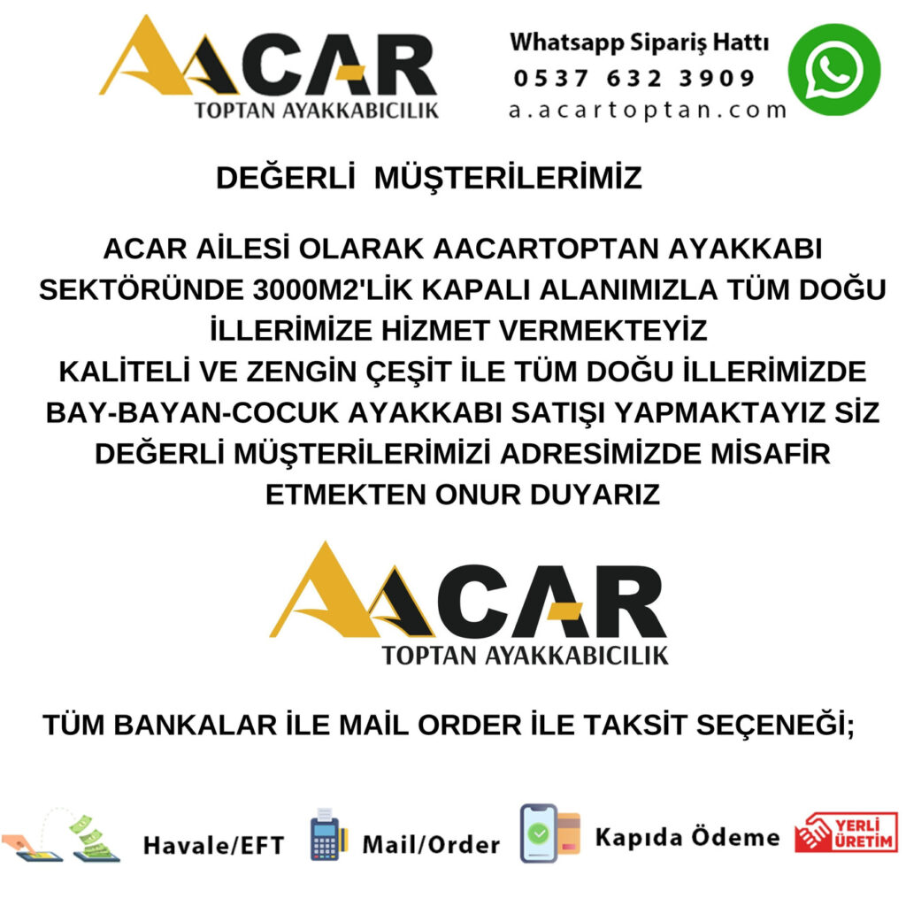 AACAR TOPTAN AYAKKABI