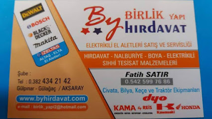 Birlik yapı hırdavat