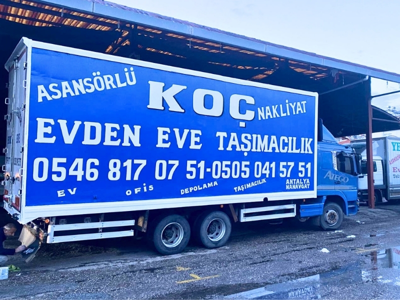 Koç Nakliyat | Antalya Manavgat Evden Eve & Türkiye Geneli Taşımacılık