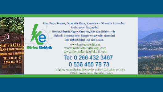 Körfez Elektrik Otomatik Kapı – Kamera ve Güvenlik Sistemleri