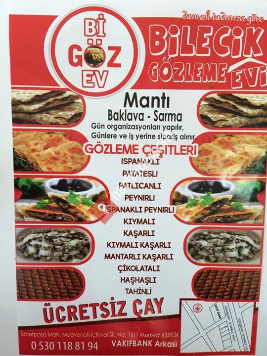 Bilecik Gözleme EVİ Bigözev