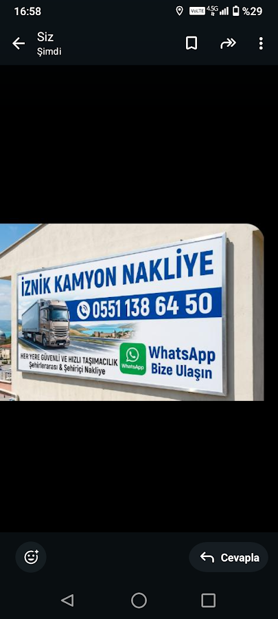 iznik kamyon nakliye