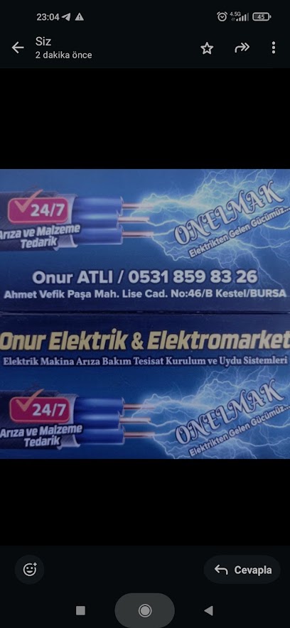 ONUR ELEKTRİK