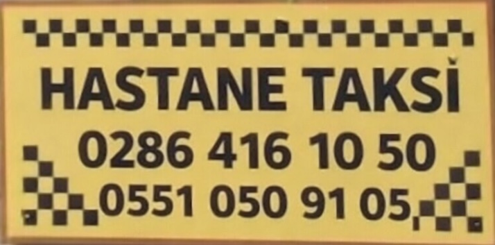 Çan Hastane Taksi