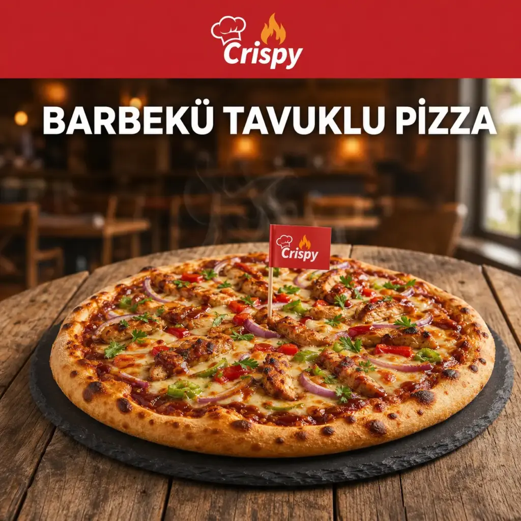 BARBEKÜ TAVUKLU PİZZA