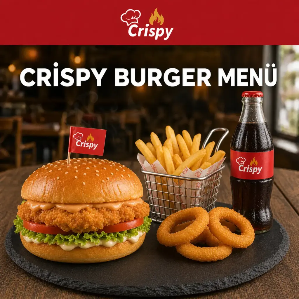 CRİSPY BURGER MENÜ