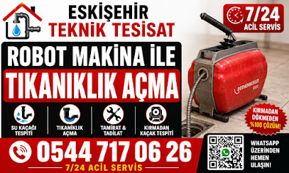 Eskişehir Teknik Tesisat | Tıkanıklık Açma