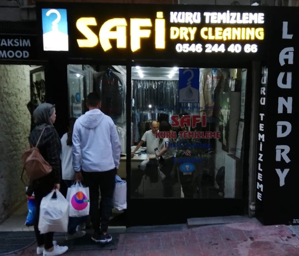 Safi Uzman Kuru Temizleme TAKSİM since 1976 Professional ( Dry Cleaning & LAUNDRY ) çamaşırhane 7/24