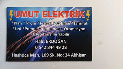 Akhisar Umut Elektrik – Akhisar Elektrik Servisi – Halit Erdoğan